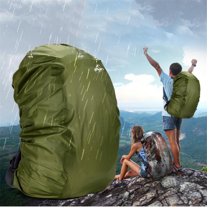35L-80L Outdoor Sport Waterproof Backpack Camping Hiking Cycling Dust Rain Cover-HimanJie Store-Black-Bargain Bait Box