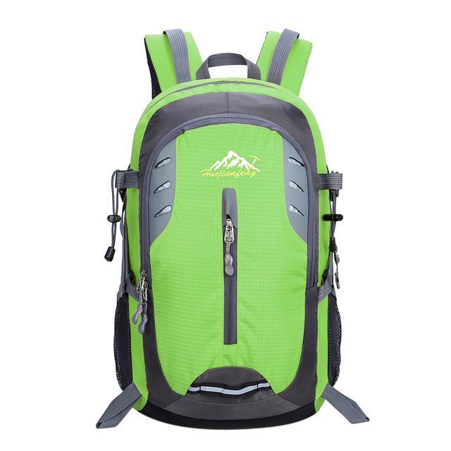 35L Men Backpack Outdoor Shouldbags Nylon Travel Hiking Camping Backpacks-Under the Stars123-Green Color-Bargain Bait Box