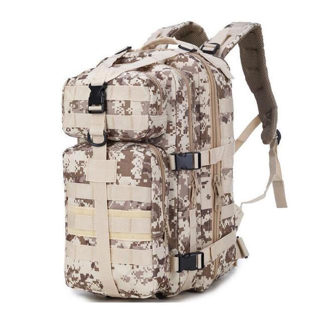 35L Men Women Military Army Backpack Trekking Camouflage Rucksack Molle Tactical-Vanchic Outdoor Store-desert digital-Bargain Bait Box