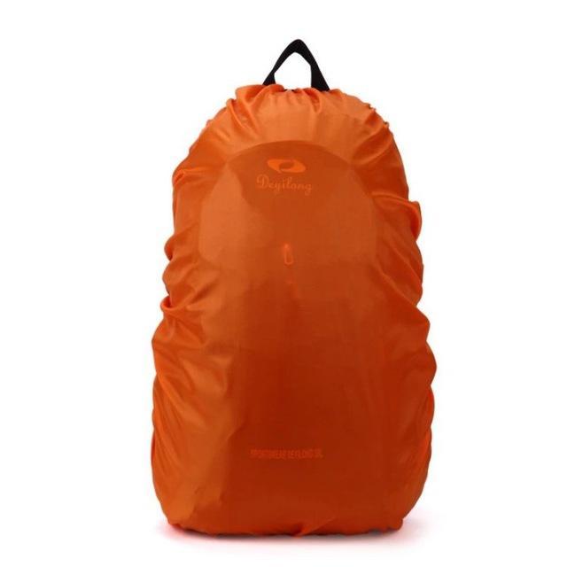 35L Outdoor Portable Waterproof Dust Rain Cover For Travel Camping Backpack-Younger Climb Store-Orange-Bargain Bait Box