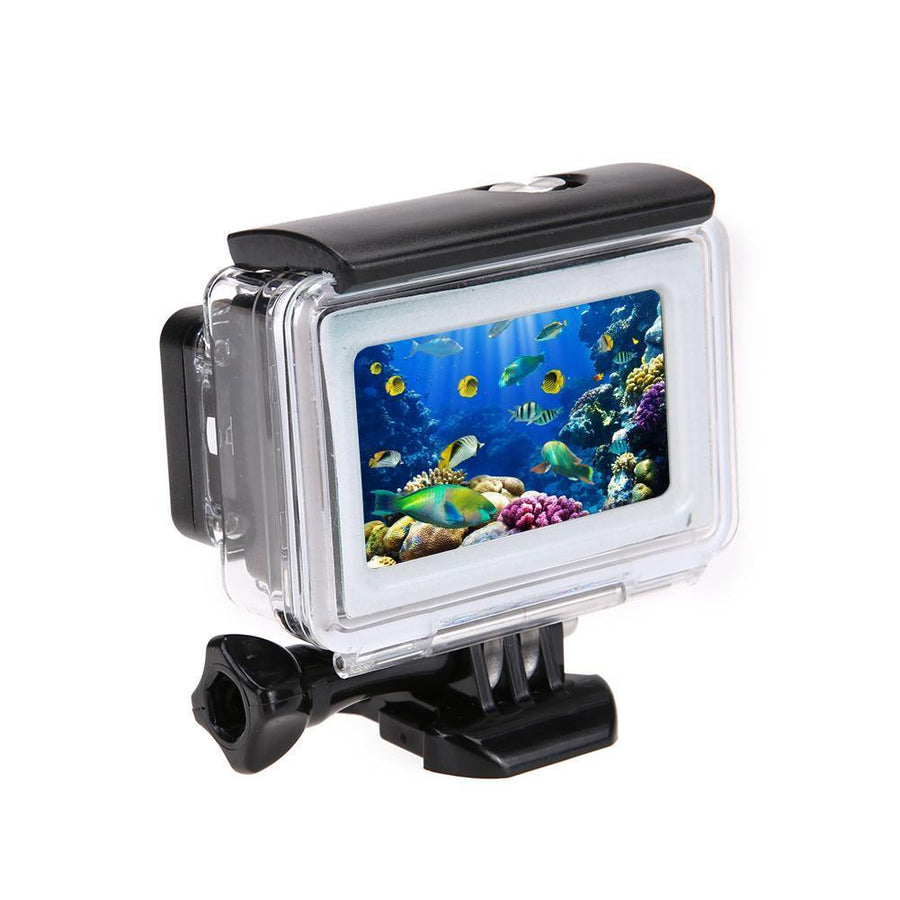 35M Diving Waterproof Touch Cover Case For Xiaomi Yi 4K 2 Ii Action Camera For-Action Cameras-Top 3C World-Bargain Bait Box