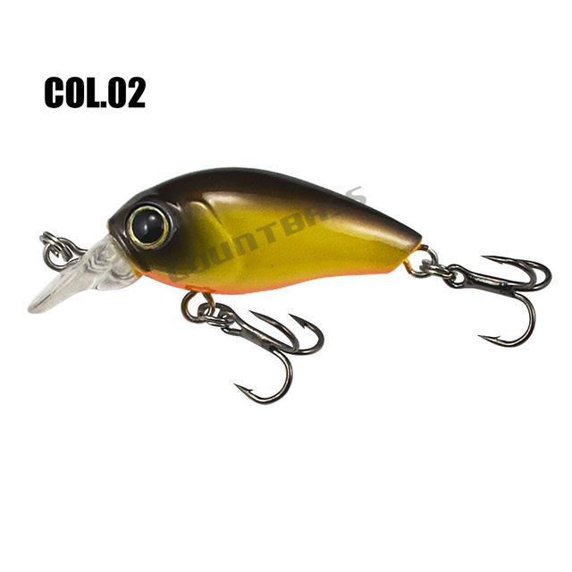 35Mm 4.3G Crank Bait Hard Plastic Fishing Lures, Countbass Wobbler Freshwater-countbass Official Store-Col 02-Bargain Bait Box