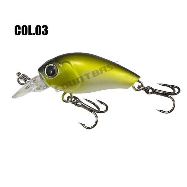35Mm 4.3G Crank Bait Hard Plastic Fishing Lures, Countbass Wobbler Freshwater-countbass Official Store-Col 03-Bargain Bait Box