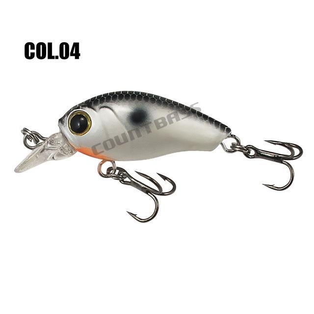35Mm 4.3G Crank Bait Hard Plastic Fishing Lures, Countbass Wobbler Freshwater-countbass Official Store-Col 04-Bargain Bait Box