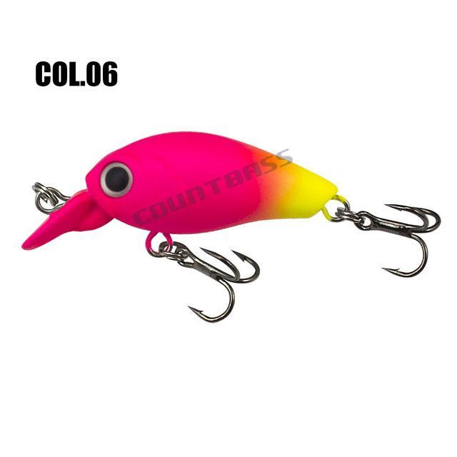 35Mm 4.3G Crank Bait Hard Plastic Fishing Lures, Countbass Wobbler Freshwater-countbass Official Store-Col 06-Bargain Bait Box