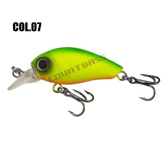 35Mm 4.3G Crank Bait Hard Plastic Fishing Lures, Countbass Wobbler Freshwater-countbass Official Store-Col 07-Bargain Bait Box