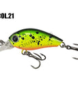 35Mm 4.3G Crank Bait Hard Plastic Fishing Lures, Countbass Wobbler Freshwater-countbass Official Store-Col 21-Bargain Bait Box