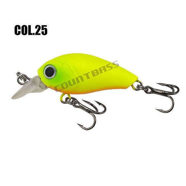 35Mm 4.3G Crank Bait Hard Plastic Fishing Lures, Countbass Wobbler Freshwater-countbass Official Store-Col 25-Bargain Bait Box