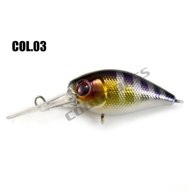 37Mm 4.8G Crank Bait Hard Plastic Fishing Lures, Countbass Wobbler Freshwater-countbass Official Store-Col 03-Bargain Bait Box