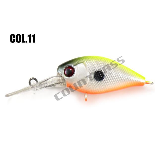 37Mm 4.8G Crank Bait Hard Plastic Fishing Lures, Countbass Wobbler Freshwater-countbass Official Store-Col 11-Bargain Bait Box