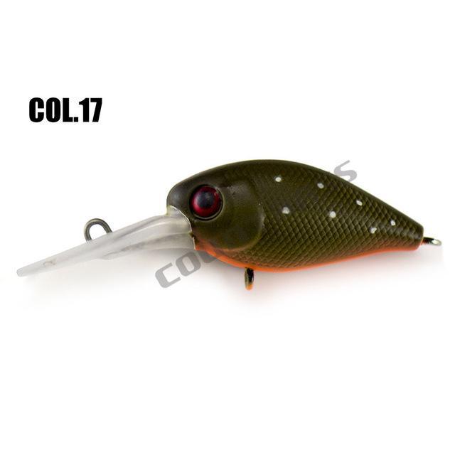 37Mm 4.8G Crank Bait Hard Plastic Fishing Lures, Countbass Wobbler Freshwater-countbass Official Store-Col 17-Bargain Bait Box
