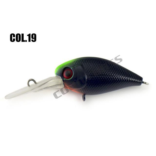37Mm 4.8G Crank Bait Hard Plastic Fishing Lures, Countbass Wobbler Freshwater-countbass Official Store-Col 19-Bargain Bait Box