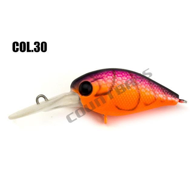 37Mm 4.8G Crank Bait Hard Plastic Fishing Lures, Countbass Wobbler Freshwater-countbass Official Store-Col 30-Bargain Bait Box
