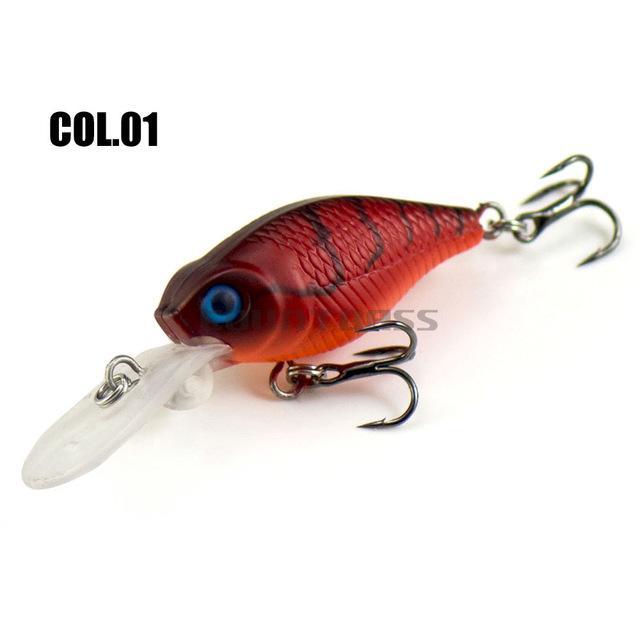 38Mm 4.4G Crank Bait Hard Plastic Fishing Lures, Countbass Wobbler Freshwater-countbass Official Store-Col 01-Bargain Bait Box