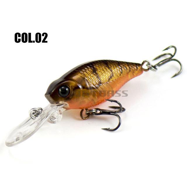 38Mm 4.4G Crank Bait Hard Plastic Fishing Lures, Countbass Wobbler Freshwater-countbass Official Store-Col 02-Bargain Bait Box
