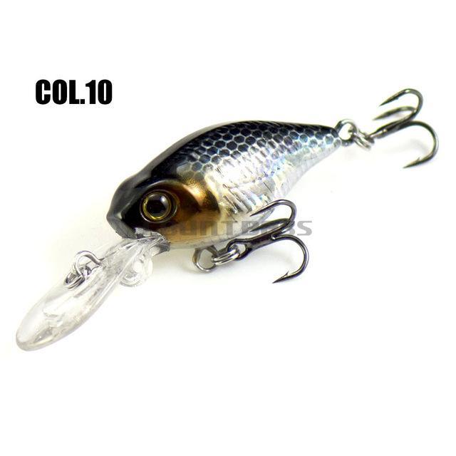 38Mm 4.4G Crank Bait Hard Plastic Fishing Lures, Countbass Wobbler Freshwater-countbass Official Store-Col 10-Bargain Bait Box