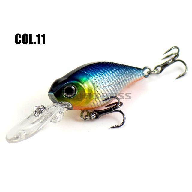 38Mm 4.4G Crank Bait Hard Plastic Fishing Lures, Countbass Wobbler Freshwater-countbass Official Store-Col 11-Bargain Bait Box