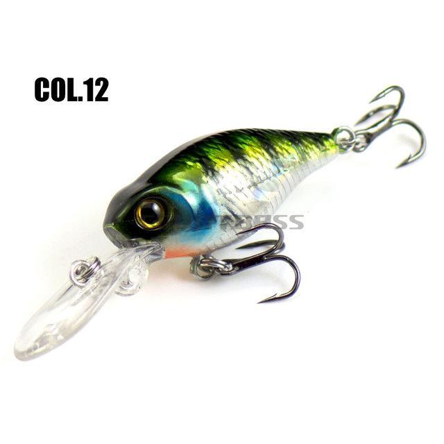 38Mm 4.4G Crank Bait Hard Plastic Fishing Lures, Countbass Wobbler Freshwater-countbass Official Store-Col 12-Bargain Bait Box