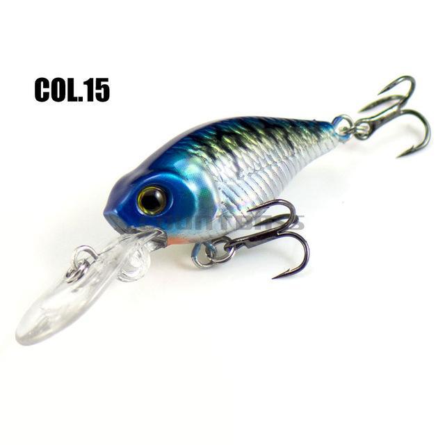 38Mm 4.4G Crank Bait Hard Plastic Fishing Lures, Countbass Wobbler Freshwater-countbass Official Store-Col 15-Bargain Bait Box