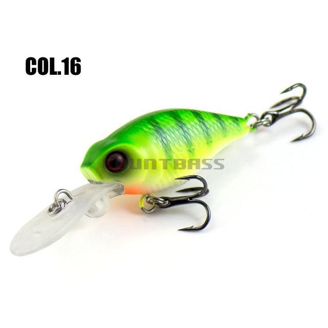 38Mm 4.4G Crank Bait Hard Plastic Fishing Lures, Countbass Wobbler Freshwater-countbass Official Store-Col 16-Bargain Bait Box