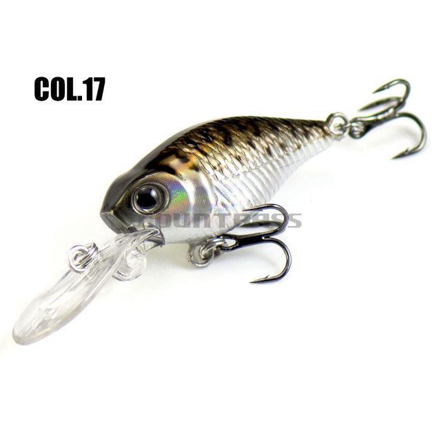 38Mm 4.4G Crank Bait Hard Plastic Fishing Lures, Countbass Wobbler Freshwater-countbass Official Store-Col 17-Bargain Bait Box