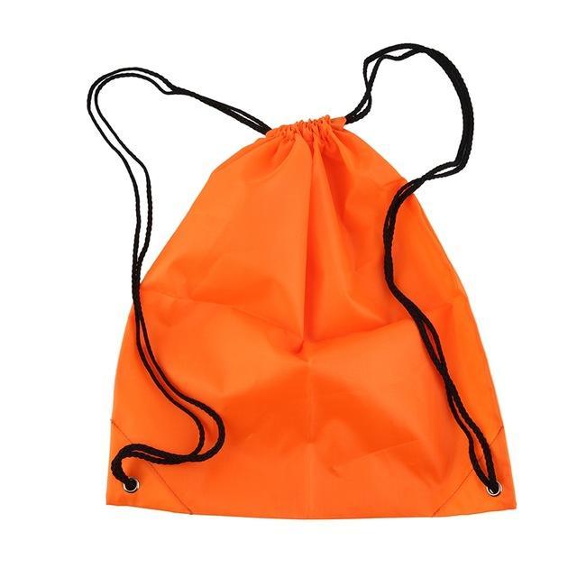 39*33.5Cm Premium School Drawstring Duffle Bag Sports Gym Swim Dance Shoe-Topleader Outdoor Store-orange-Bargain Bait Box