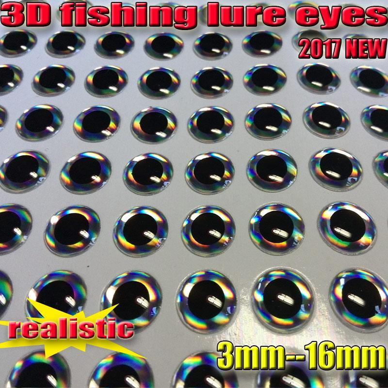 3D Eyes Fly Eyes Choose Size:3Mm-16Mm Quantity:500Pcs/Lot Realistic Fishing-Fish Eyes-Bargain Bait Box-3mm 500pcs-Bargain Bait Box