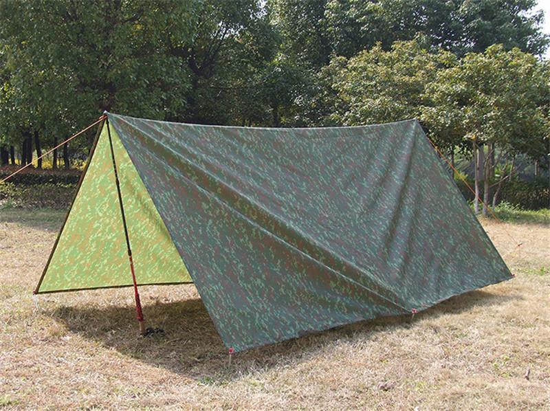 3M*3M Ultralight Camping Tarp Sun Shelter Tent Large Rain Car Tarpaulin-Sunshades & Tents-Bargain Bait Box-Only Tarp ACU-Bargain Bait Box