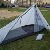 3F Ul Gear 1 Man Ultralight Camping Tent Nylon Silicone 5000Mm Rodless 3-AliExpressOutdoor Store-Gray-Bargain Bait Box