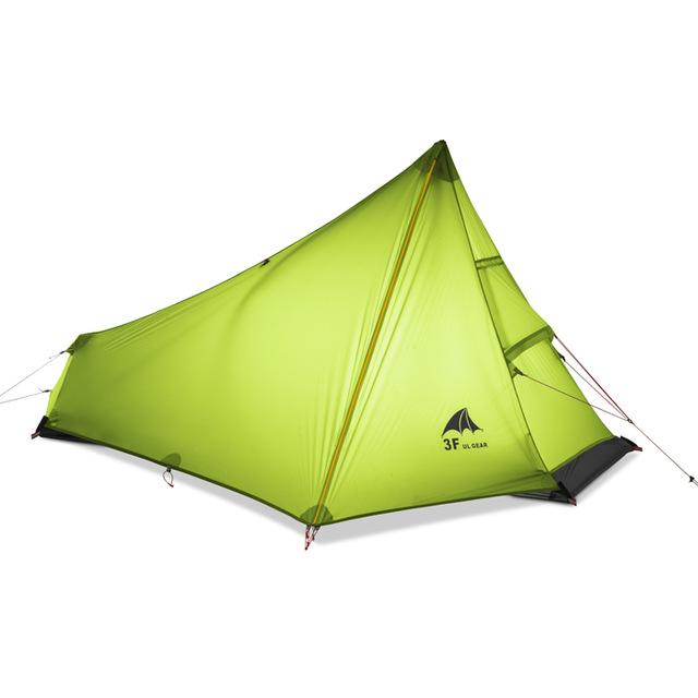3F Ultra - Light Only 15D Coated Silicon Cangqiong 1 Outdoor Camping Tent With-Tents-Enjoy Nature-green-Bargain Bait Box
