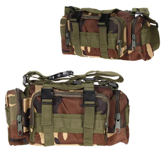 3L/6L Outdoor Military Tactical Waist Bag Waterproof Nylon Camping Hiking-Bluenight Outdoors Store-Jungle Camo 3L-Bargain Bait Box
