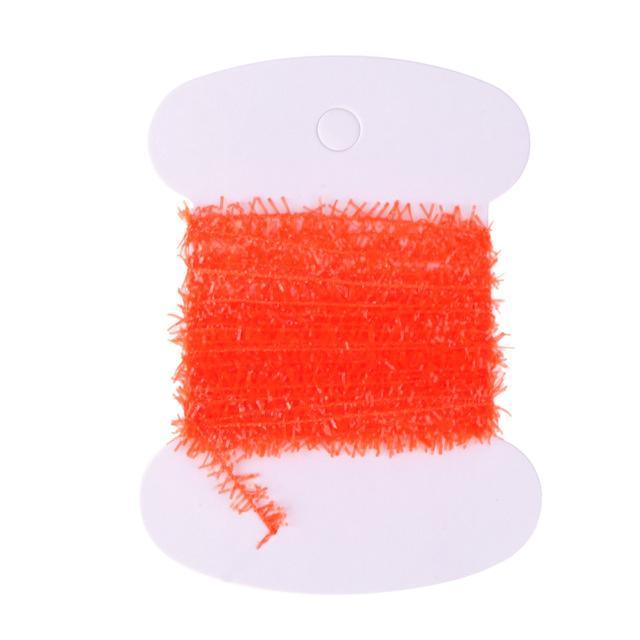 3M/Card Tinsel Chenille Flash Line Rig Bait Fly Tying Material Fur Strip For-Dreamland 123-Orange-Bargain Bait Box