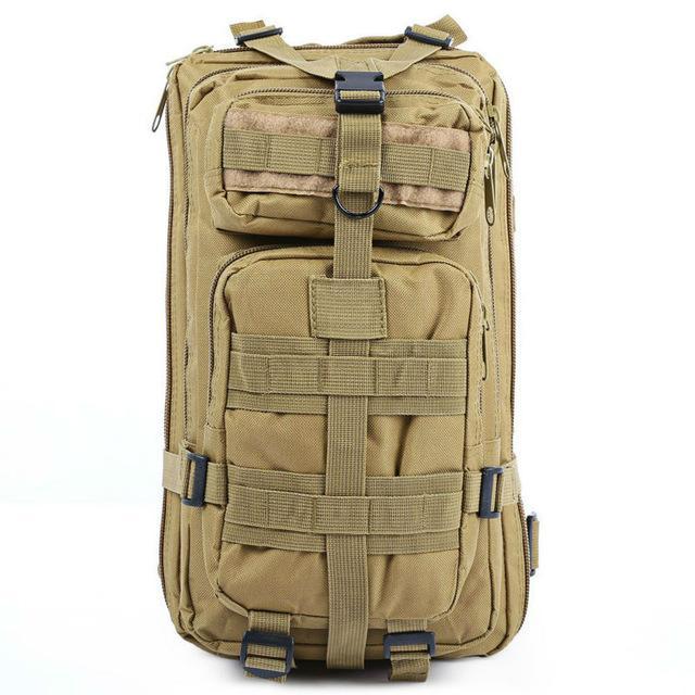 3P Tactical Backpack Military Backpack 600D Oxford Sport Bag 30L For Camping-Desire Outdoor Store-KHAKI-Bargain Bait Box