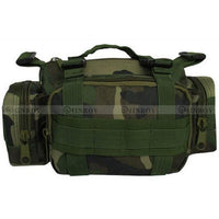 3P Tactical Waist Pack Hiking Ride Waist Pack Chest Pack Shoulder Bag Outdoor-EnjoyOutdoor Store-Jungle Camouflage-Bargain Bait Box