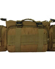 3P Tactical Waist Pack Hiking Ride Waist Pack Chest Pack Shoulder Bag Outdoor-EnjoyOutdoor Store-Tan-Bargain Bait Box