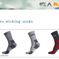 3Pairs/Lot Santo Quick Drying Men Socks Outdoor Sports Socks For Hiking-Mount Hour Outdoor Co.,Ltd store-3 COLORS-Bargain Bait Box