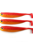 3Pc/Lot 100Mm/7.66G Vivid Soft Lures Artificiais Bait Fishing Worm 11 Colors-Rembo fishing tackle Store-E-Bargain Bait Box