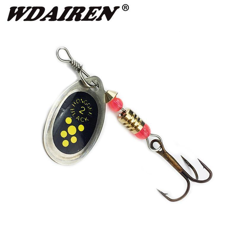 3Pcs Metal Spinner Fishing Bait Spoon 2.5G Fishing Lure Silver / Gold Color-WDAIREN fishing gear Store-Bargain Bait Box
