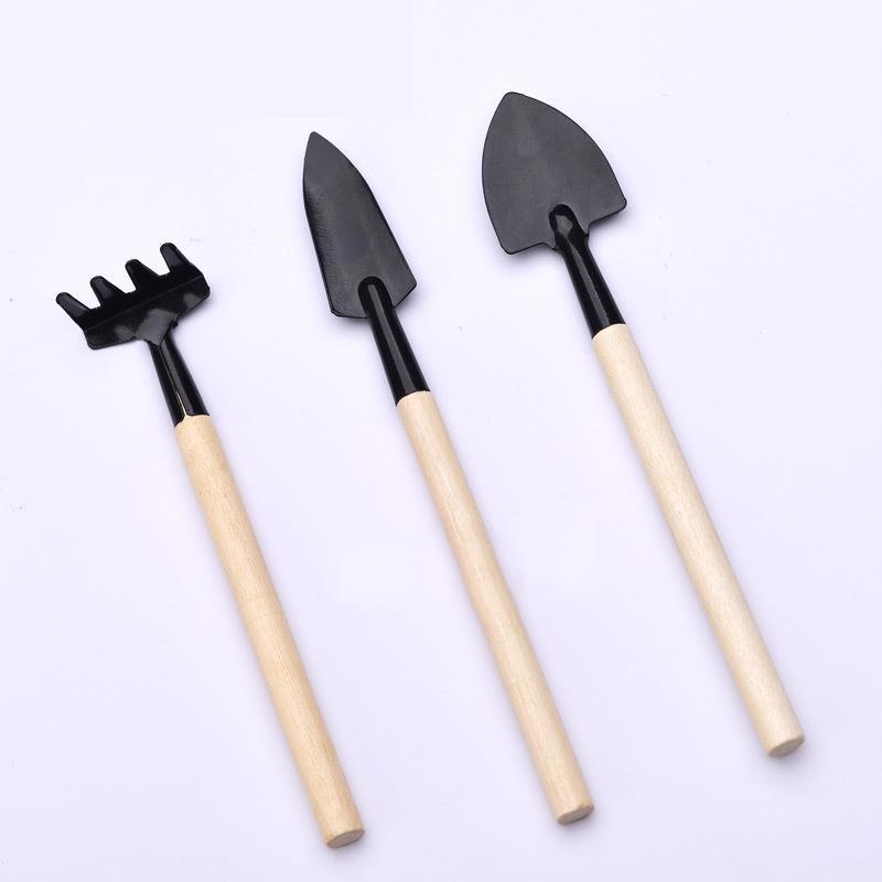 3Pcs Mini Gardening Supplies Set Pot Planting Small Rake Spade Shovel Hand-YT Dropship Store-Bargain Bait Box