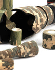 3Pcs/Lot Self-Adhesive Non-Woven 5Cmx4.5M Camouflage Wrap Rifle Hunting Shooting-naturalsmile-Bargain Bait Box