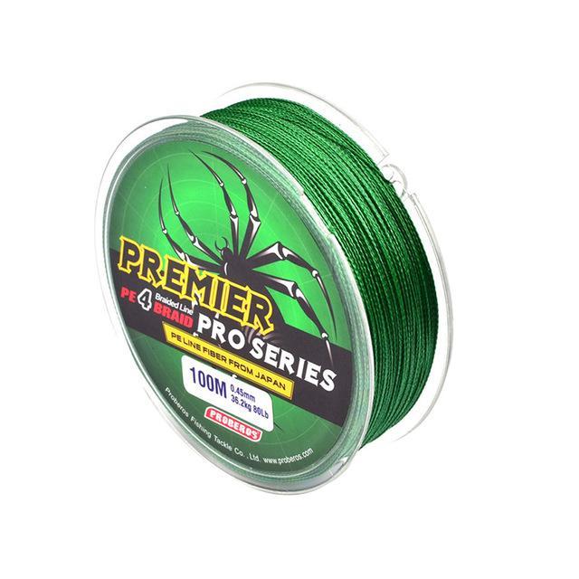 4 Color 100M Fishing Braided Multifilament Fishing Line Available 6Lb-100Lb Pe-Entertainment and movement Shop Store-Green-0.8-Bargain Bait Box
