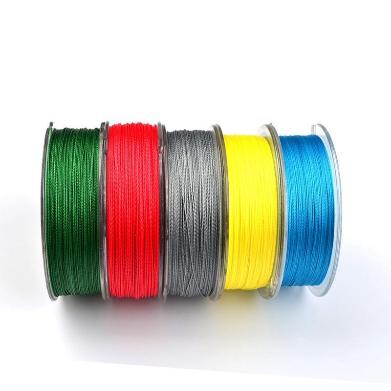 4 Color 100M Fishing Braided Multifilament Fishing Line Available 6Lb-100Lb Pe-Entertainment and movement Shop Store-Yellow-0.8-Bargain Bait Box