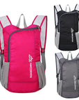 4 Colors Waterproof Bionic Foldable Backpack Portable Package Unisex Leisure Bag-Splendidness-Black-Bargain Bait Box