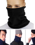 4 In 1 Winter Windproof Outdoor Sports Face Mask Ski Snowboard Hood Hat Neck-BoBo Chou Store-Black-Bargain Bait Box