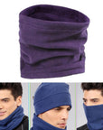4 In 1 Winter Windproof Outdoor Sports Face Mask Ski Snowboard Hood Hat Neck-BoBo Chou Store-Black-Bargain Bait Box