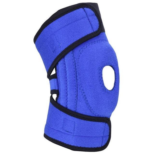 4 Spring Support Knee Pads Silicone Non-Slip Breathable Climbing Sports Leg Knee-gigibaobao-Blue-Bargain Bait Box