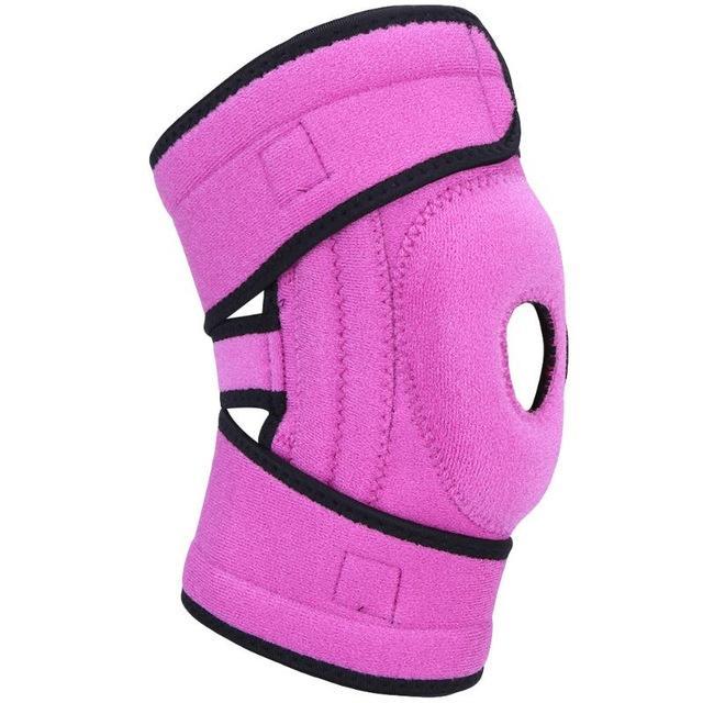 4 Spring Support Knee Pads Silicone Non-Slip Breathable Climbing Sports Leg Knee-gigibaobao-Rose Red-Bargain Bait Box