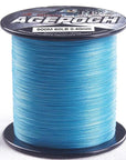 4 Strands 500M Braided Fishing Line 6-100Lb 13 Colors Available Multifilament-AGEPOCH Fishing Tackle Co., Ltd.-Blue-0.6-Bargain Bait Box