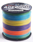 4 Strands 500M Braided Fishing Line 6-100Lb 13 Colors Available Multifilament-AGEPOCH Fishing Tackle Co., Ltd.-Multi-0.6-Bargain Bait Box