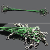 40 Pcs Fly Fishing Line Connector Leader Wire Assortment Sleeve Stainless-alishopping88-Green-Bargain Bait Box